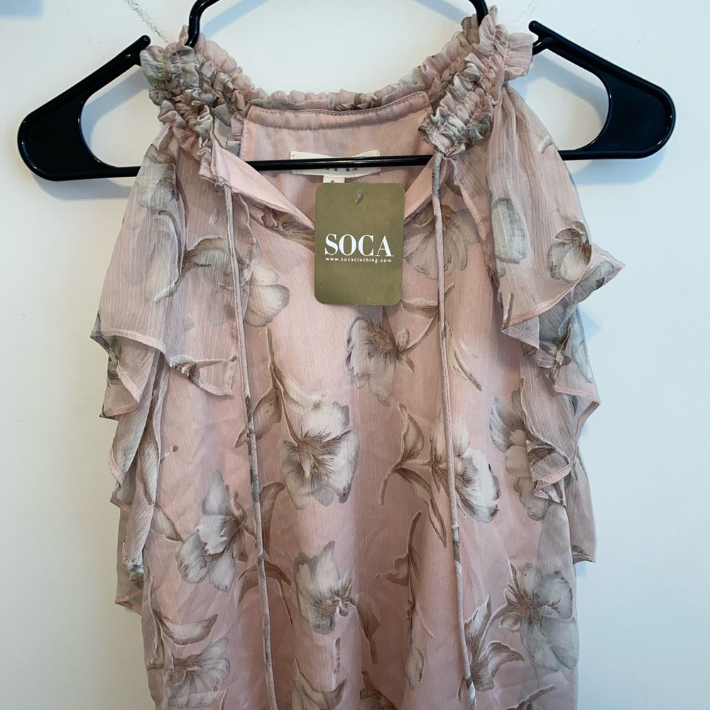 SOCA Boutique Blouse NWT